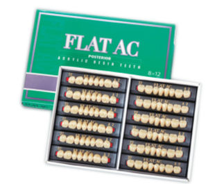 Protesi dentale in acrilico - FLAT AC  - YAMAHACHI DENTAL MFG., CO.   - per denti posteriori