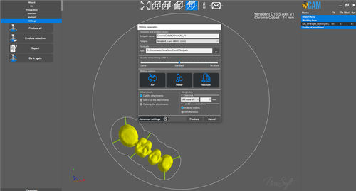 Software di calibrazione - Yenadent Cam 5.1 - Yenadent - CAD / FAO / odontoiatrico