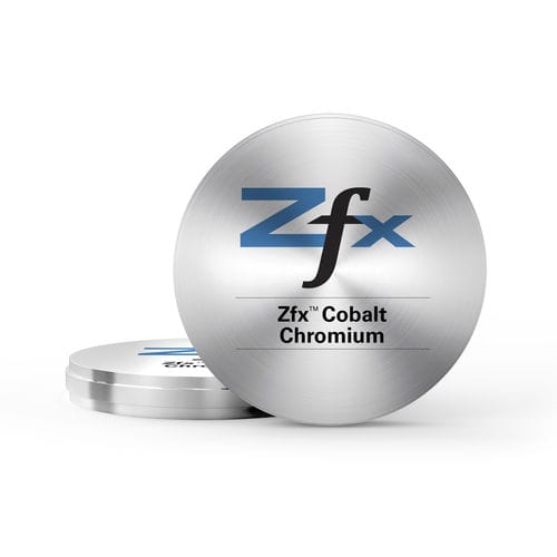 Materiale odontoiatrico CoCr - Zfx GmbH - per ponti dentali / per perni monconi / per corone dentali
