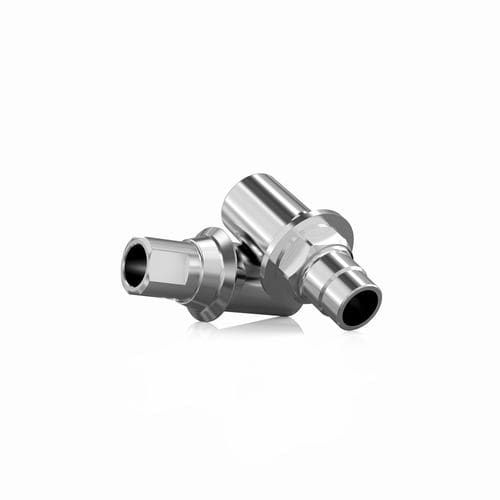 Pilastro dentale per impianto cilindrico - Zfx GmbH - in titanio / esagonale / interno
