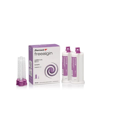 Materiale odontoiatrico in silicone - Freealgin - Zhermack - per portaimpronte / da colata / biocompatibile