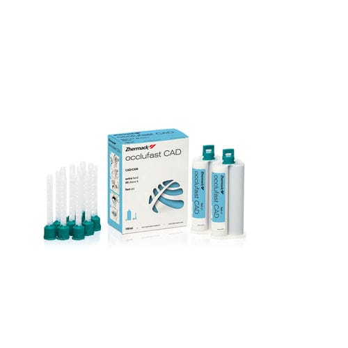 Materiale odontoiatrico in silicone - Occlufast CAD - Zhermack - CAD CAM / per laboratorio odontotecnico