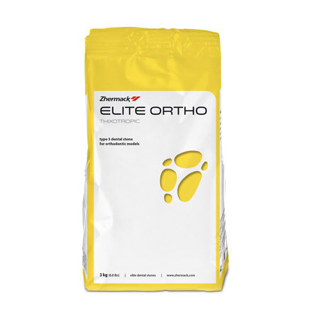 Materiale odontoiatrico in pietra - Elite Ortho - Zhermack - per laboratorio odontotecnico / ortodontico / di modelizzazione