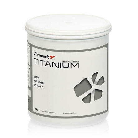 Materiale odontoiatrico in silicone - Titanium - Zhermack - per laboratorio odontotecnico / di modelizzazione