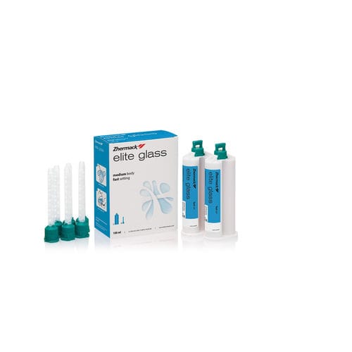 Materiale odontoiatrico in silicone - Elite Glass - Zhermack - per portaimpronte / fotopolimerizzable