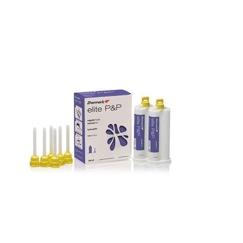 Materiale odontoiatrico in silicone - Elite P&P Regular Body - Zhermack - per portaimpronte / biocompatibile