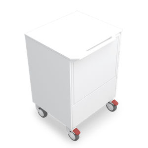 Carrello per chirurgia - ALRTEM2T - Zilfor - per uso generale / 1 cassetto / con porta