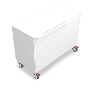 Carrello medico - ALR5AT2 - Zilfor - per uso generale / 5 cassetti / mobile