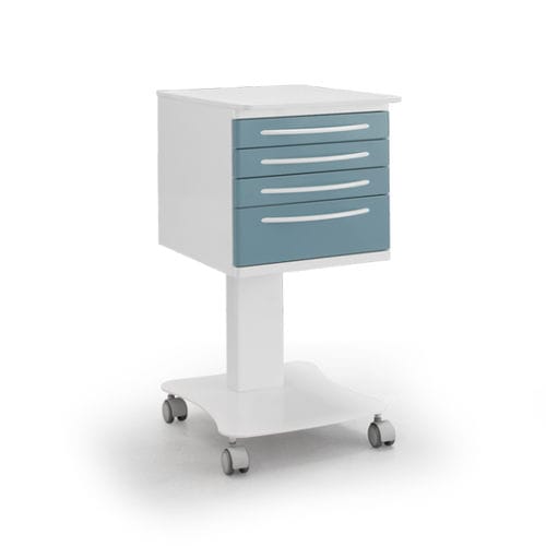 Carrello medico - RC4S - Zilfor - per uso generale / di stoccaggio / 4 cassetti