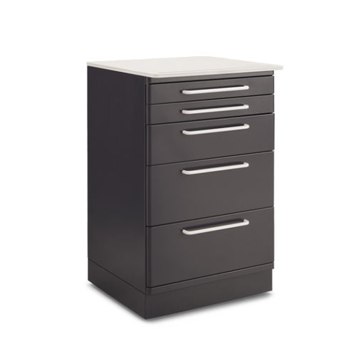 Comodino con rotelle - RT5 - Zilfor - con cassetti