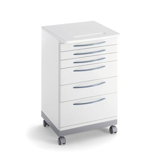Carrello medico - PRT6 - Zilfor - per uso generale / di trasporto / 6 cassetti