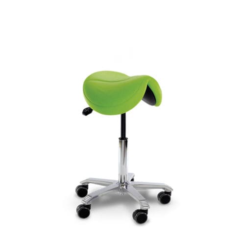 Sgabello per studio odontoiatrico - SJP - Zilfor - ad altezza regolabile / con rotelle / a forma di sella