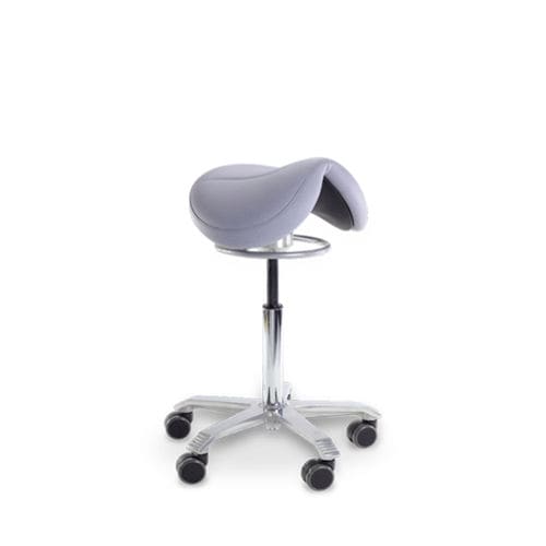 Sgabello per studio odontoiatrico - SJPB - Zilfor - ad altezza regolabile / con rotelle / a forma di sella