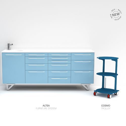 Set di mobili di supporto - ALTEA - Zilfor - per uso generale / per strumenti / per consumabili