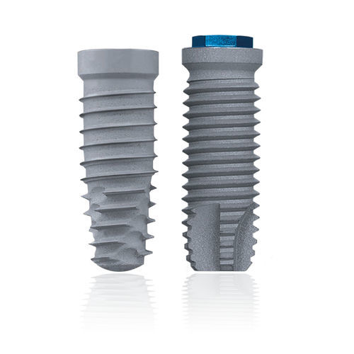 Impianto dentale cilindrico - Osseotite® - Zimmer Dental - in titanio / ad esagono interno / ad esagono esterno