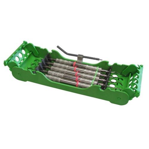 Cassetta di sterilizzazione per strumenti odontoiatrici - 50Z925A - ZIRC - perforata / in plastica