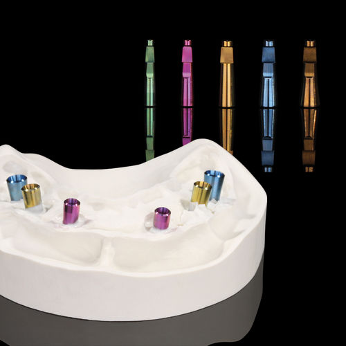 Analogo di impianto dentale in titanio - Zirkonzahn - dritto / per laboratorio odontotecnico