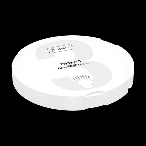 Materiale odontoiatrico in zircone - Prettau® 3 Dispersive® - Zirkonzahn - per ricostruzione dentale / ad alta traslucidità