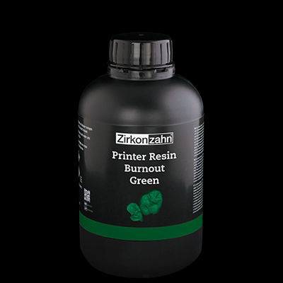 Materiale odontoiatrico cera - Burnout Green - Zirkonzahn - in resina / per ponti dentali / per corone dentali