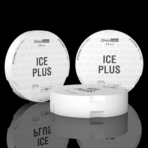 Materiale odontoiatrico in zircone - ICE Plus - Zirkonzahn - per ricostruzione dentale / per sistemi implantari