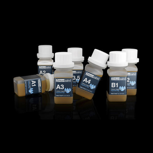 Materiale odontoiatrico in zircone - Prettau Aquarell Dip - Zirkonzahn - per laboratorio odontotecnico / per colorazione dentale / liquido