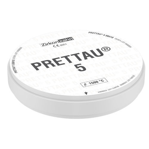 Materiale odontoiatrico in zircone - Prettau&reg; 5 - Zirkonzahn - ZrO2 / per ponti dentali / per perni monconi