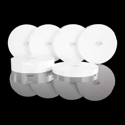 Materiale odontoiatrico in zircone - ICE Zirkon - Zirkonzahn - in zirconio / per ricostruzione dentale / traslucido