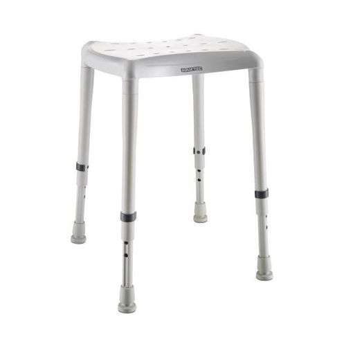 Sgabello da doccia senza schienale - Aquatec DOT - Invacare - con braccioli / ad altezza regolabile / pieghevole