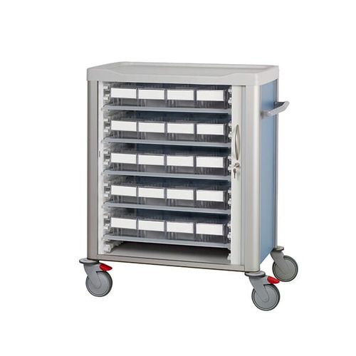 Carrello ospedaliero - F-CMU-3 - Behmpat Producciones S.L - per farmaci / di distribuzione di farmaci / in plastica