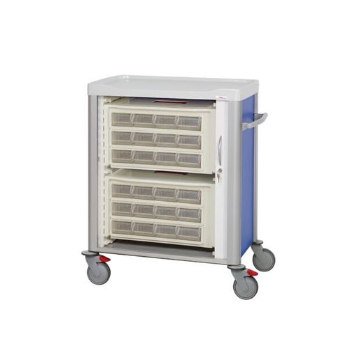 Carrello medico - F-C6040-CASST - Behmpat Producciones S.L - per farmaci / di trasporto / di distribuzione di farmaci