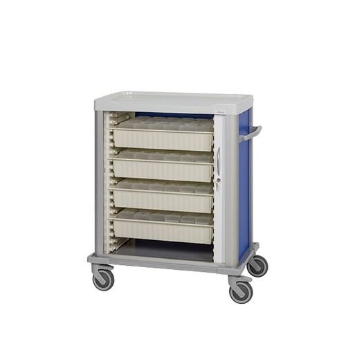 Carrello medico - F-CMR-1 - Behmpat Producciones S.L - per farmaci / di distribuzione di farmaci / in plastica