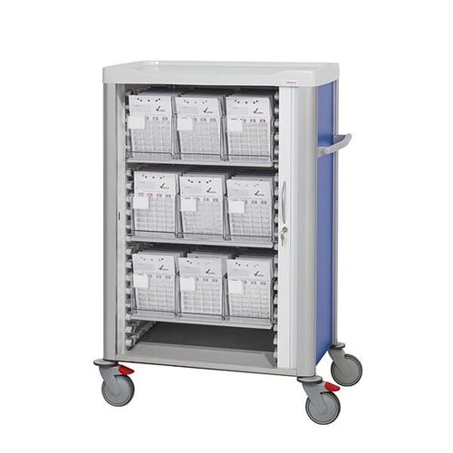 Carrello ospedaliero - F-CMB-1 - Behmpat Producciones S.L - per farmaci / multifunzione / in acciaio inossidabile
