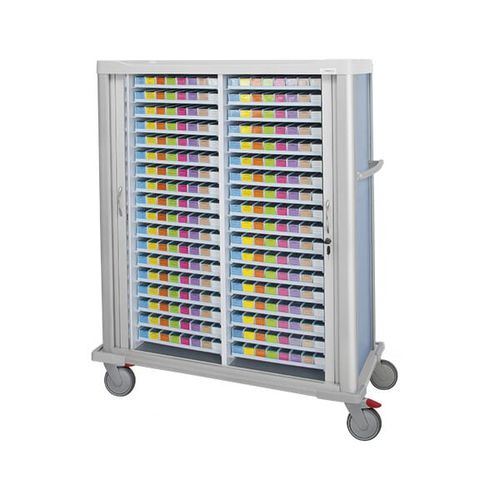 Carrello medico - F-C-636-5 - Behmpat Producciones S.L - per farmaci / di distribuzione di farmaci / in acciaio inossidabile
