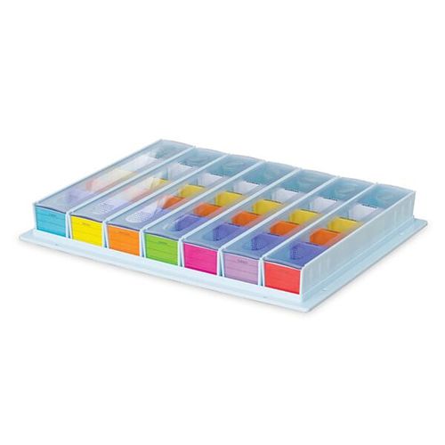 Vassoio di distribuzione di farmaci per trattamenti - F-BLP-6100-1-ES - Behmpat Producciones S.L - a carrello / settimanale