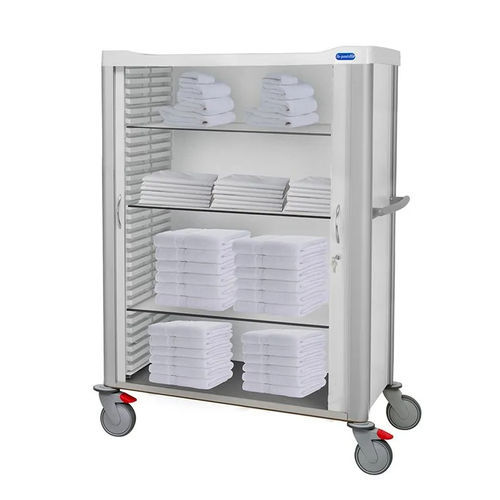 Carrello portabiancheria per sacchi puliti - Behmpat Producciones S.L - medico / da trasporto / con porta
