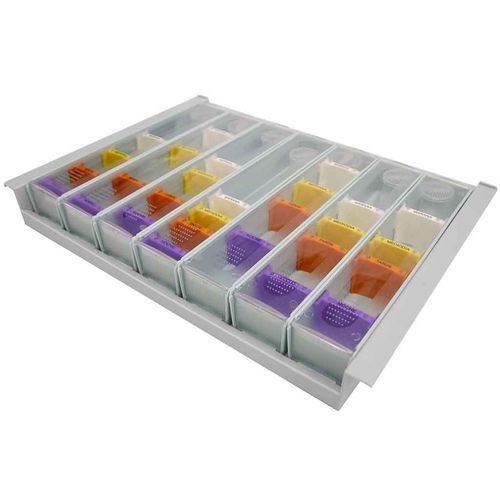 Vassoio di distribuzione di farmaci per trattamenti - F-BLP-6100-2 - Behmpat Producciones S.L - a carrello / settimanale