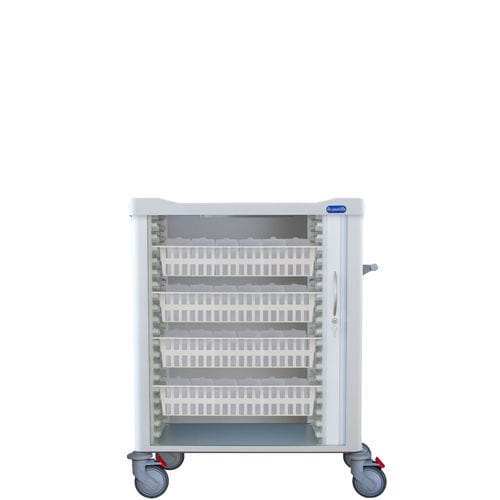 Carrello ospedaliero - F-C-6040-1050PE - Behmpat Producciones S.L - per farmaci / di trasporto / per trattamenti