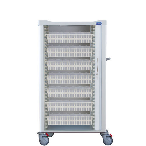 Carrello ospedaliero - F-C-6040-1500PE - Behmpat Producciones S.L - per farmaci / di trasporto / per trattamenti