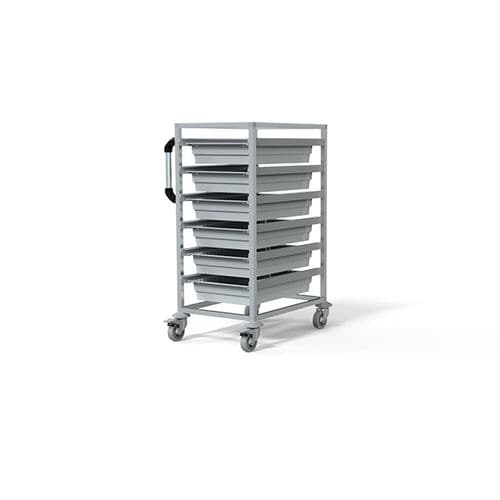 Carrello ospedaliero - F-T4012-1 - Behmpat Producciones S.L - per uso generale / di trasporto / in alluminio