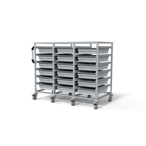 Carrello ospedaliero - F-T4012-3 - Behmpat Producciones S.L - per uso generale / di trasporto / in alluminio