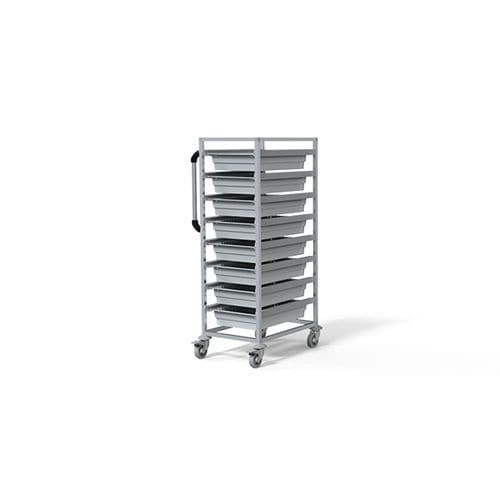 Carrello ospedaliero - F-T4015-1 - Behmpat Producciones S.L - per uso generale / di trasporto / in alluminio