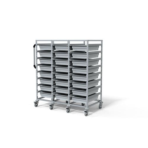 Carrello ospedaliero - F-T4015-3 - Behmpat Producciones S.L - per uso generale / di trasporto / in alluminio