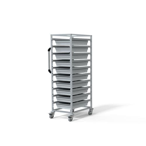 Carrello ospedaliero - F-T4018-1 - Behmpat Producciones S.L - per uso generale / di trasporto / in alluminio