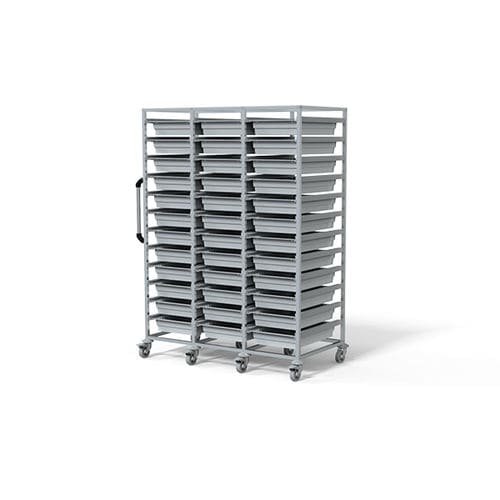 Carrello ospedaliero - F-T4020-3 - Behmpat Producciones S.L - per uso generale / di trasporto / in alluminio