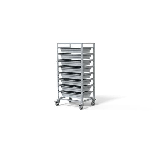 Carrello ospedaliero - F-T6015-1 - Behmpat Producciones S.L - per uso generale / di trasporto / in alluminio