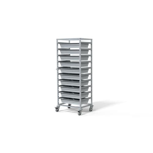 Carrello ospedaliero - F-T6018-1 - Behmpat Producciones S.L - per uso generale / di trasporto / in alluminio