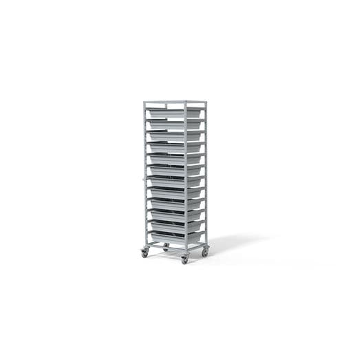 Carrello ospedaliero - F-T6020-1 - Behmpat Producciones S.L - per uso generale / di trasporto / in alluminio