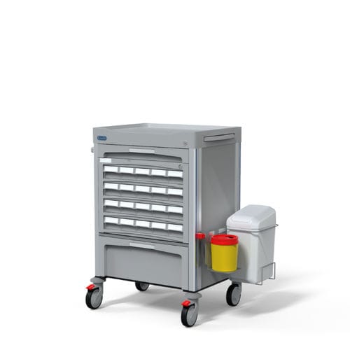 Carrello medico - F-DNOVMED-7-C4-2 - Behmpat Producciones S.L - per farmaci / di trasporto / di stoccaggio