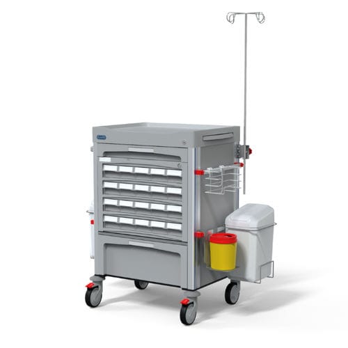 Carrello medico - F-DNOVMED-C4-2 - Behmpat Producciones S.L - per farmaci / di trasporto / di stoccaggio