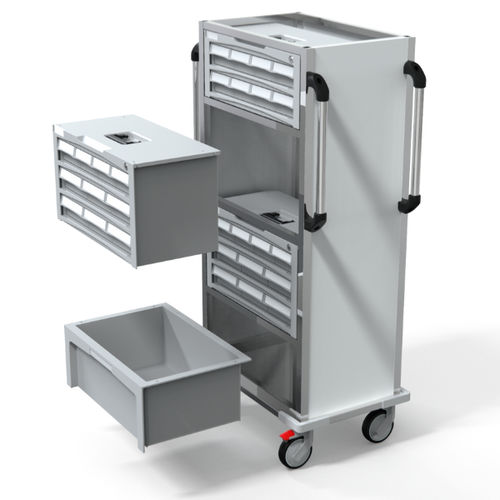 Carrello medico - F-DNOVMED-C2C3C3-2 - Behmpat Producciones S.L - per farmaci / di stoccaggio / di distribuzione di farmaci